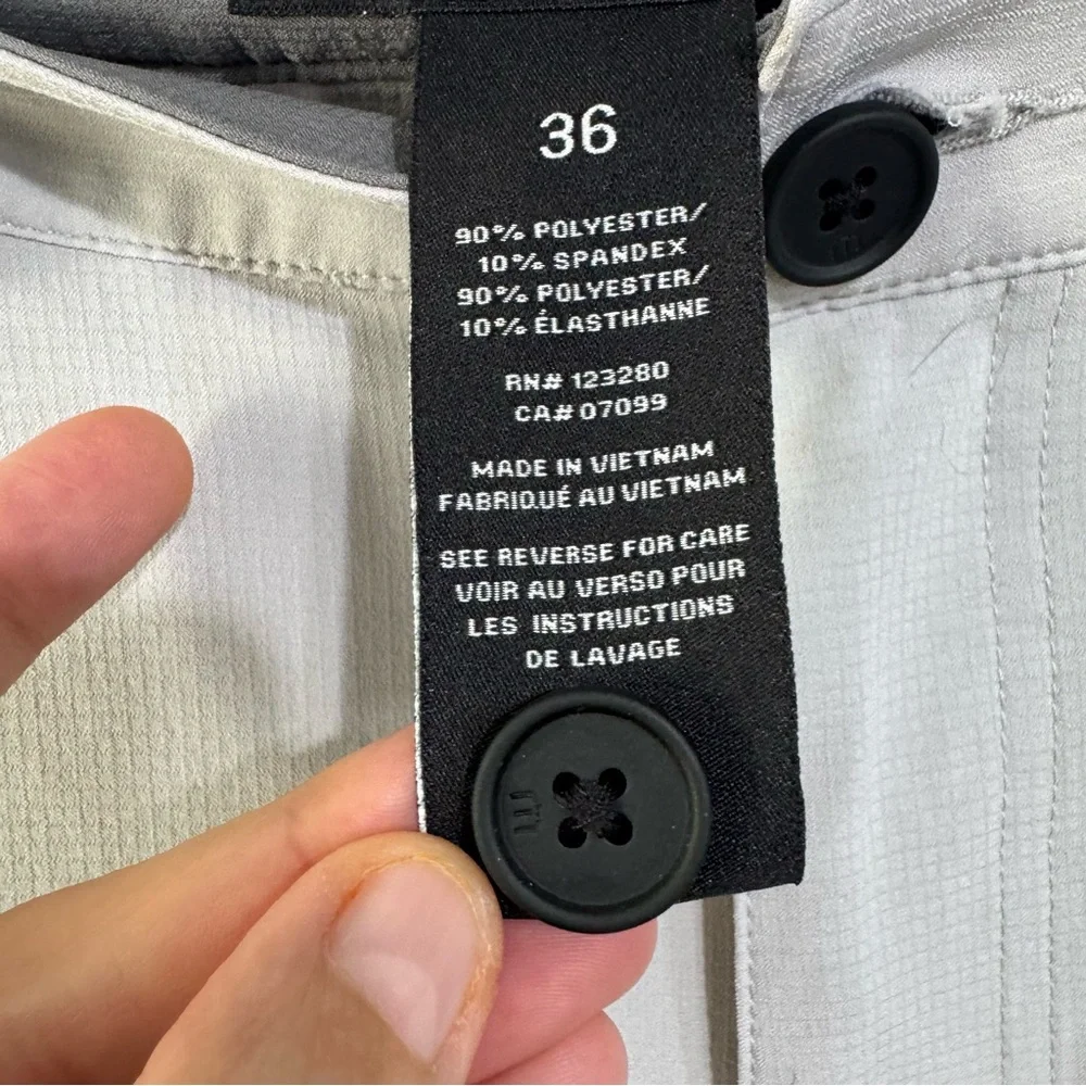 Travis Mathew Light Gray Chinos size 36 lightweight